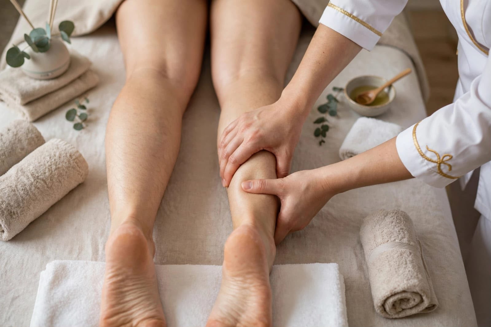 Masaje de Piernas Cansadas